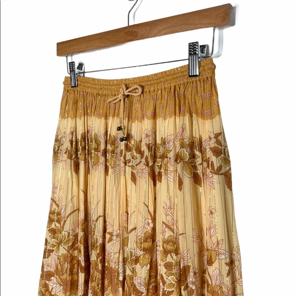 Spell & The Gypsy Collective | NWT Coco Lei Midi Skirt in Caramel Small - Picture 3 of 14